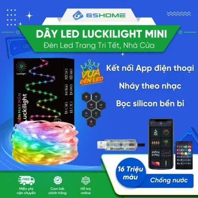 Dây Đèn Led Trang Trí Điều Khiển Qua App LuckiLight Mini Fairy Light SH50