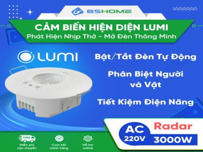 Cảm Biến Hiện Diện Lumi Tích Hợp Công Nghệ PIR Và Radar