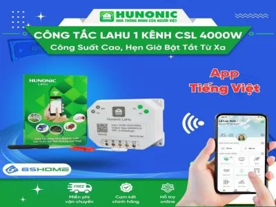 Công Tắc Hunonic Lahu 1 Kênh Công Suất Lớn 4000W