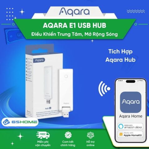 Bộ Điều Khiển Trung Tâm USB Mở Rộng Sóng Zigbee Wifi Aqara Hub E1 Bản Quốc Tế