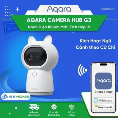 Camera Aqara G3 Indoor 2K AI Tracking CH-H03 Quốc Tế