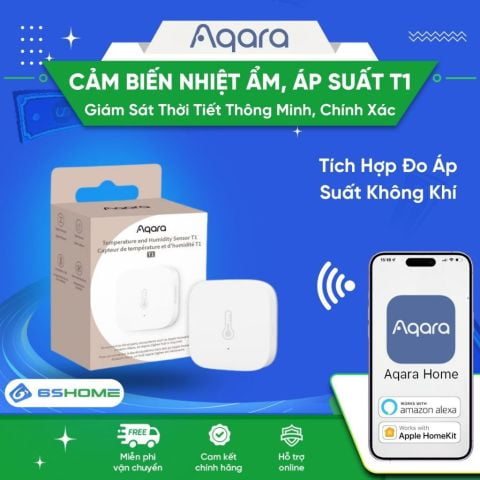 Cảm Biến Nhiệt Độ Và Độ Ẩm Giao Thức Zigbee Aqara Temperature And Humidity WSDCGQ11LM Bản Quốc Tế