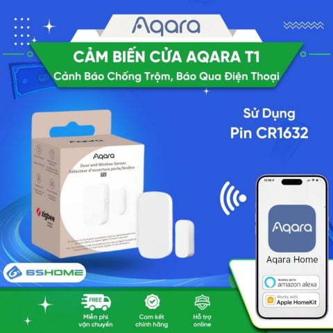 Cảm Biến Cửa Thông Minh Chống Trộm Báo Về Điện Thoại Kết Nối Zigbee 3.0 Aqara Door Sensor T1