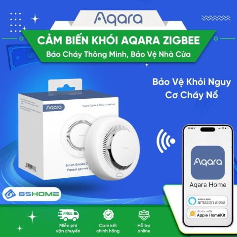 Cảm Biến Khói Báo Cháy Thông MInh Zigbee 3.0 Aqara Smoke Sensor Tương Thích Apple Homekit