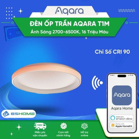 Đèn Ốp Trần 16 Triệu Màu Độ Sáng 2700 6500K Aqara Symphony Ceiling Light T1M Bản Quốc Tế