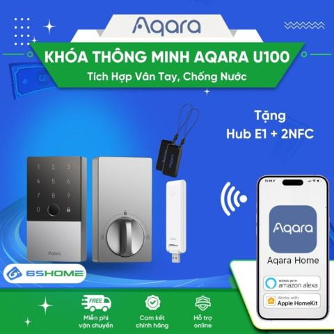 Khóa Cửa Thông Minh Mở Khóa Vân Tay Aqara U100