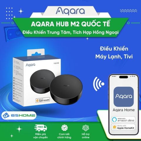 Bộ Điều Khiển Trung Tâm Tích Hợp Bộ Hồng Ngoại Kết Nối Zigbee 3.0 Bluetooth Aqara Hub M2 HM2-G01 Bản Quốc Tế