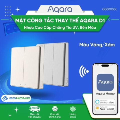 Mặt Công Tắc Thay Thế Nhựa Cao Cấp Chống Tia UV Aqara D1 Đa Dạng Màu Sắc