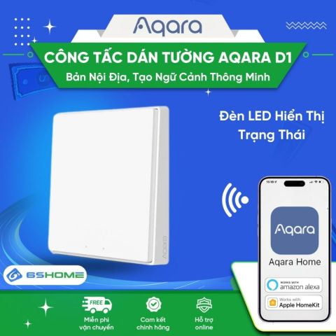 Công Tắc Không Dây Tạo Ngữ Cảnh Bật / Tắt Từ Xa Kết Nối Zigbee Tương Thích Apple Homekit Mi Home Aqara D1 Bản Nội Địa