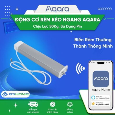 Động Cơ Rèm Thông Minh Kéo Ngang Chịu Lực 50KG Kết Nối Zigbee 3.0 Aqara Smart Curtain Motor Tương Thích Homekit