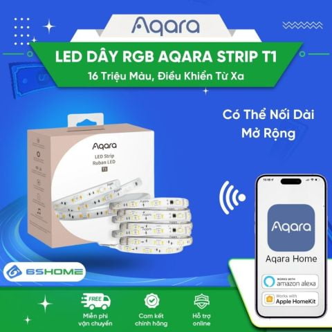 Đèn Led Dây RGB 16 Triệu Màu Kết Nối Zigbee 3.0 Matter Over Thread Aqara Light Strip T1